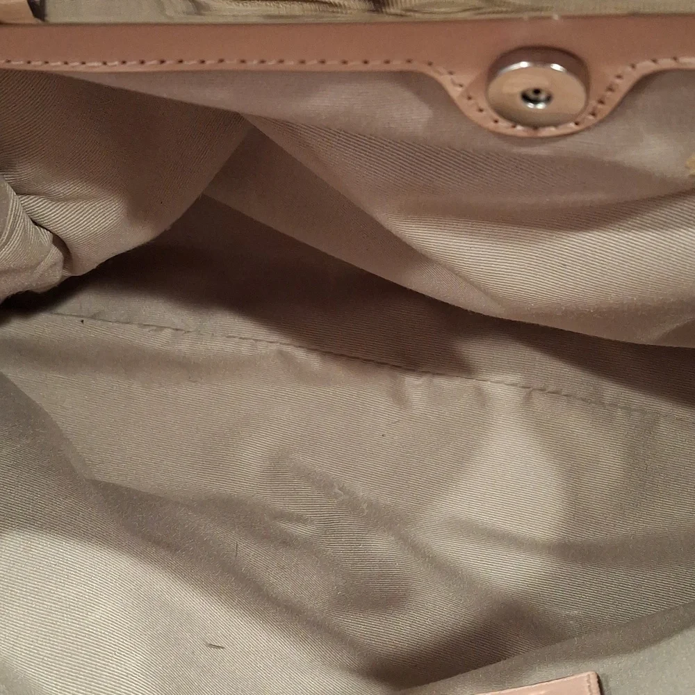Coach Pink Patent Leather Tote Bag Darena